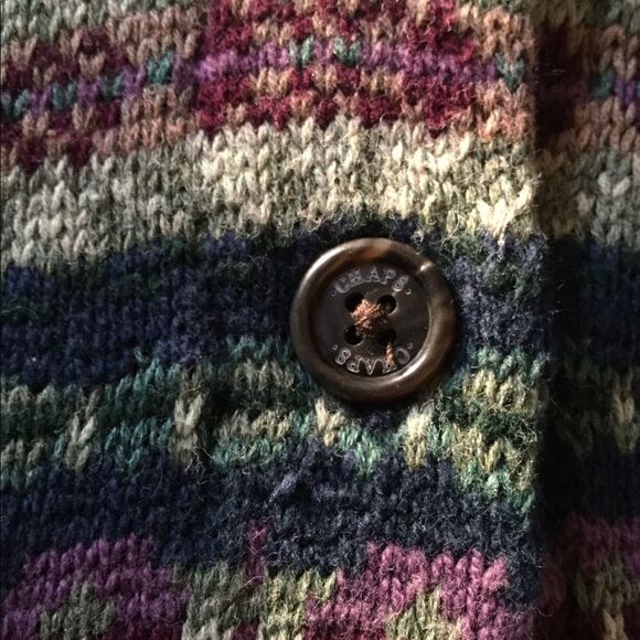 Colorado tribal button up vest geometric collared - Picture 5 of 6